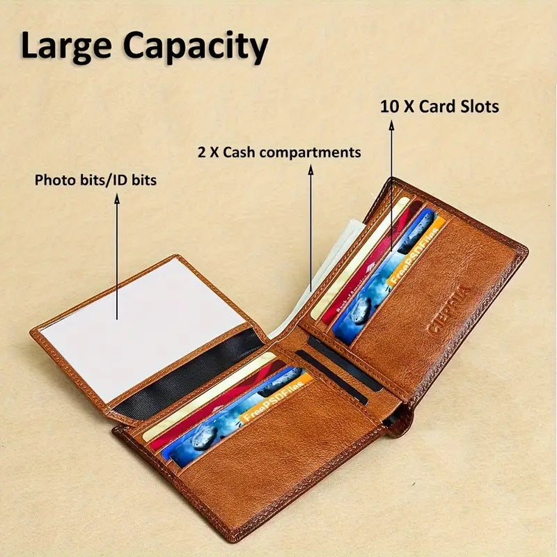 Genuine Leather large Wallet