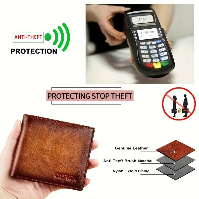 Genuine Leather large Wallet