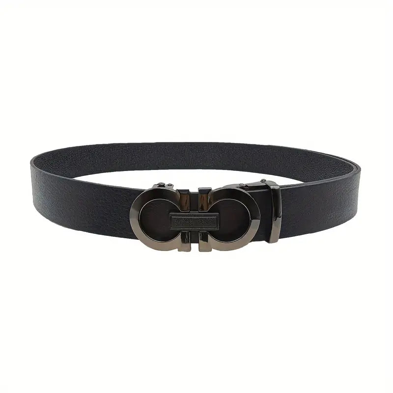 Business Style Men's Belt silver