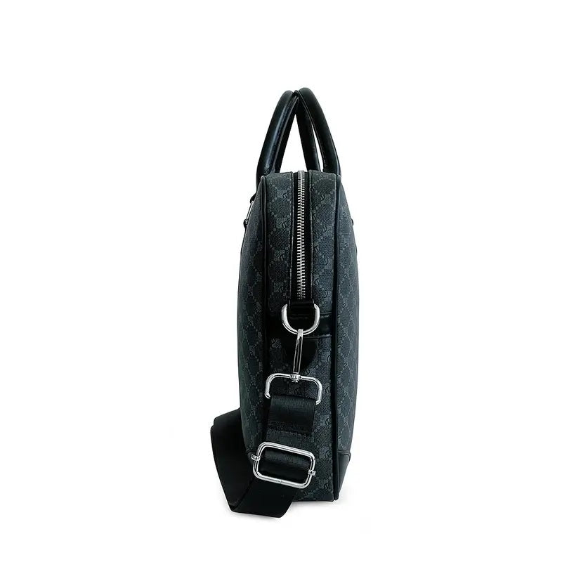 Men's Classic Black Briefcase