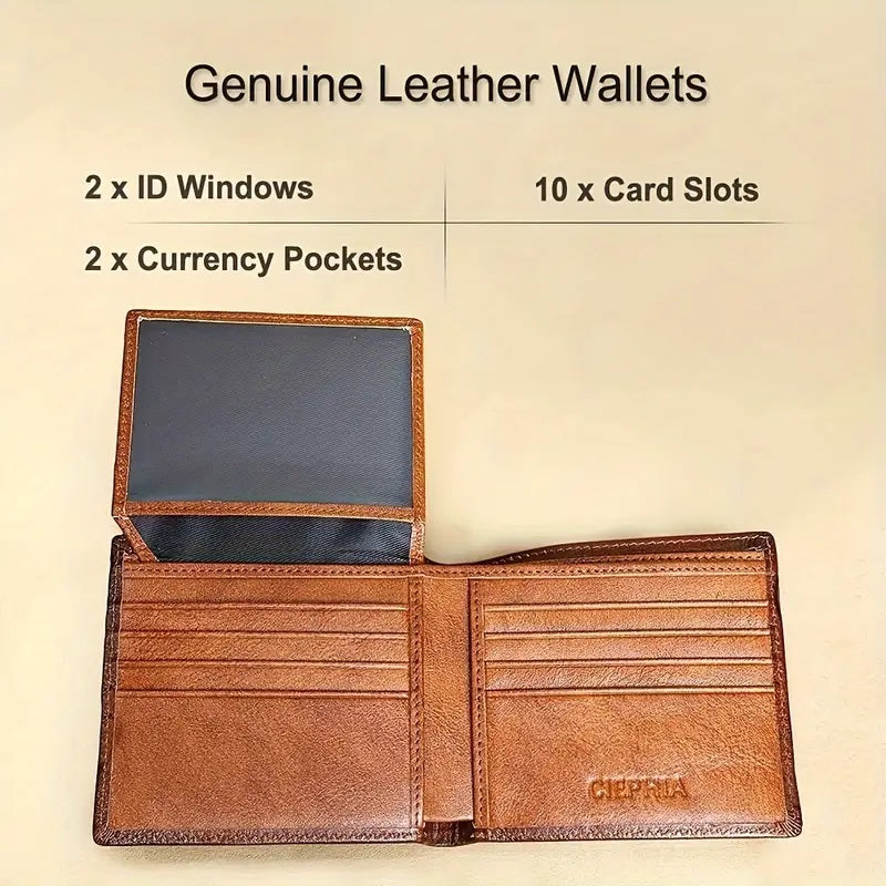 Genuine Leather large Wallet