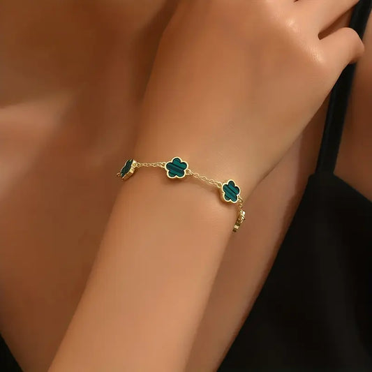 Flower Charm Bracelet