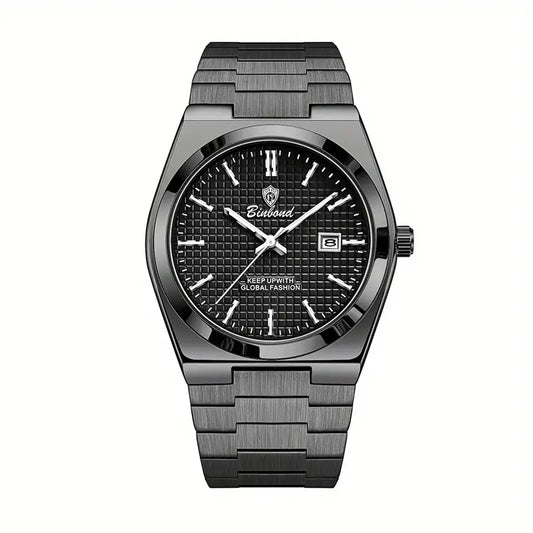 Luxury Men's Quartz Watch Full Black