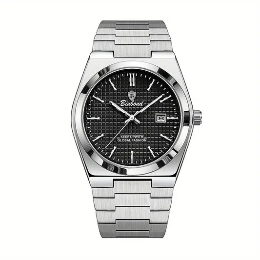 Luxury Men's Quartz Watch Black