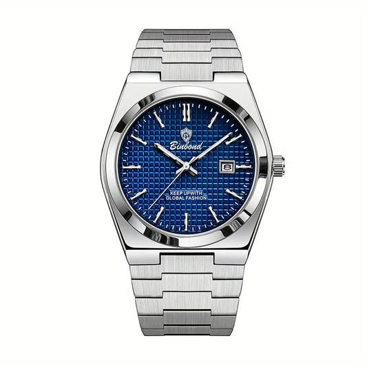 Luxury Men's Quartz Watch Blue