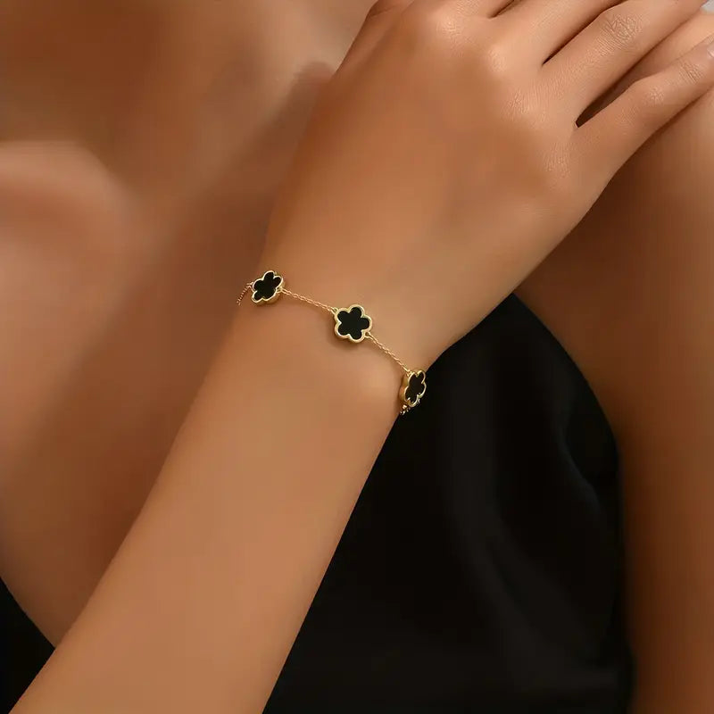 Flower Charm Bracelet