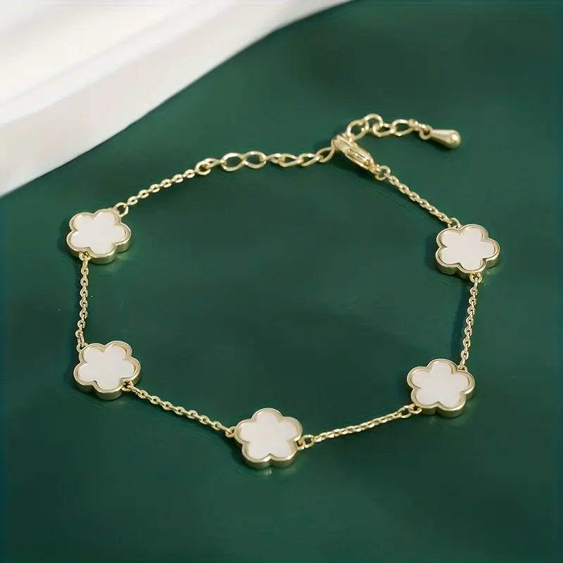 Flower Charm Bracelet