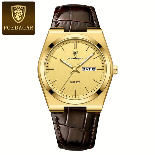 Men Leather Watch
