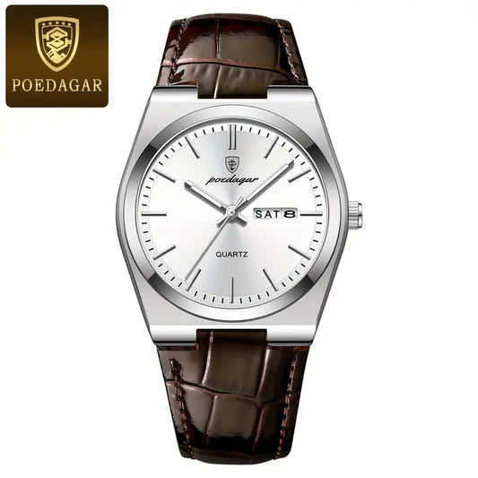 Men Leather Watch