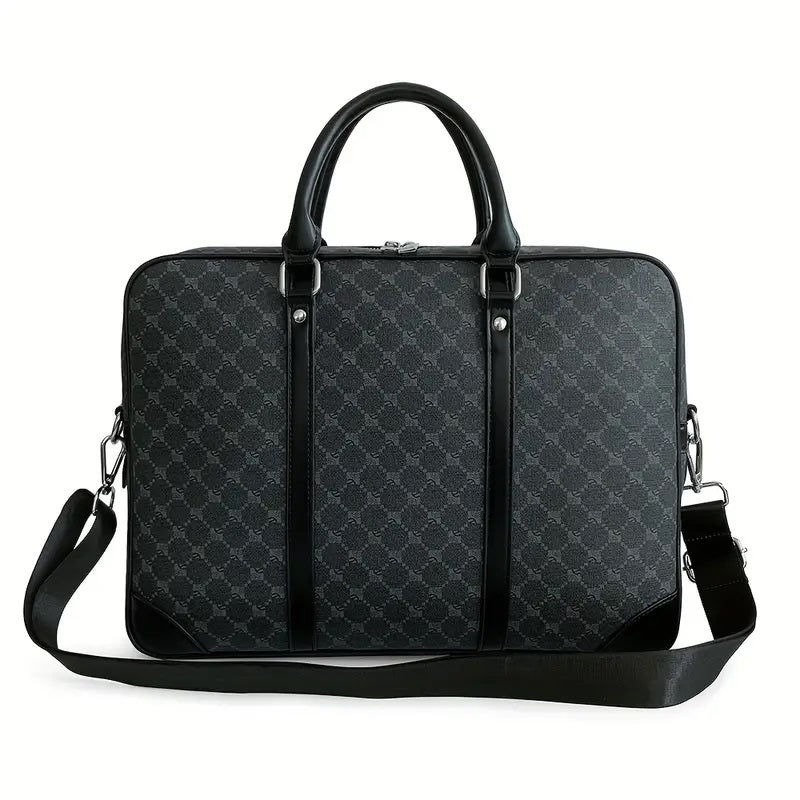 Men's Classic Black Briefcase