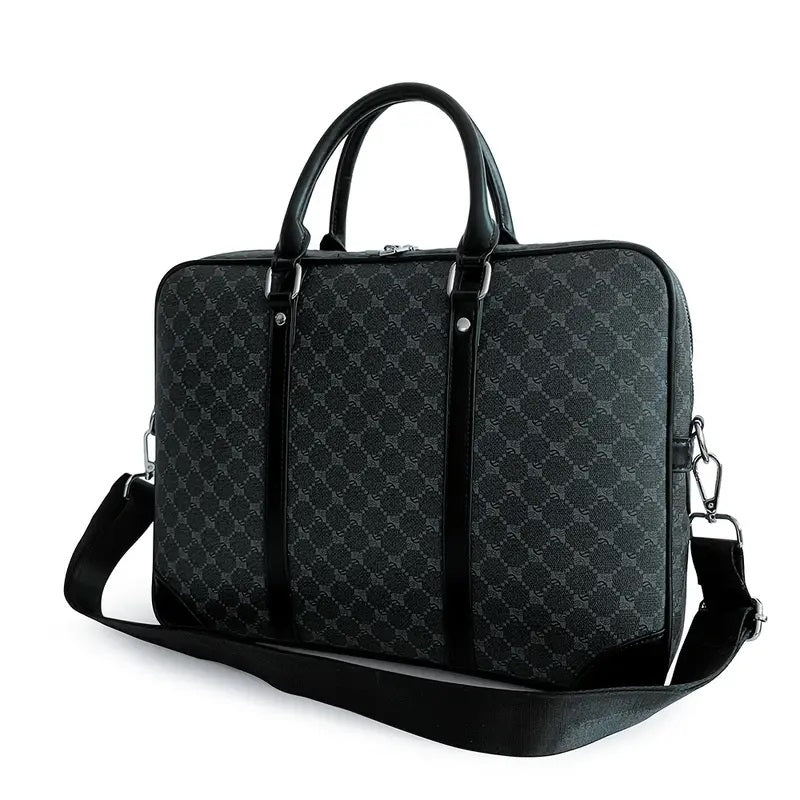 Men's Classic Black Briefcase