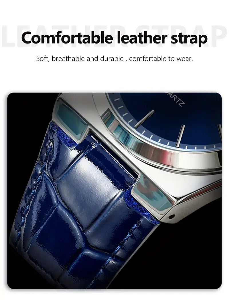 Men Leather Watch