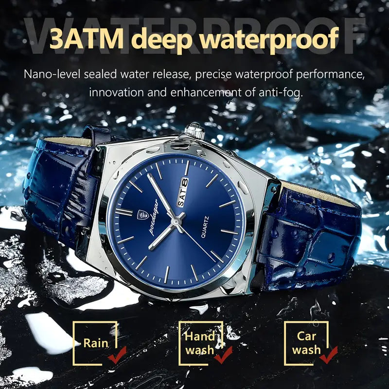 Men Leather Watch